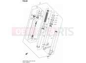 SUZUKI GSX-R1000Z L4 (2014) (E03,E28) 84 - FRONT DAMPER