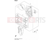SUZUKI GSX-R1000Z L4 (2014) (E03,E28) 87 - FRONT CALIPER