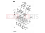 SUZUKI GSX-R600 K7 (2007) (E24) 3 - CYLINDER HEAD