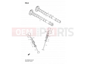 SUZUKI GSX-R600 K7 (2007) (E24) 9 - CAM SHAFT - VALVE
