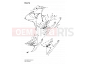 SUZUKI GSX-R600 K7 (2007) (E24) 47A - SIDE COWLING (MODEL K7)