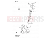 SUZUKI GSX-R600 K7 (2007) (E24) 54 - STEERING STEM