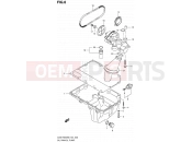 SUZUKI GSX-R600 L0 (2010) (E02,E19,E24) 6 - OIL PAN - OIL PUMP