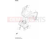 SUZUKI GSX-R600 L0 (2010) (E02,E19,E24) 39 - FUEL TANK FRONT C0VER