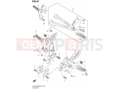 SUZUKI GSX-R600 L0 (2010) (E02,E19,E24) 37 - FOOTREST