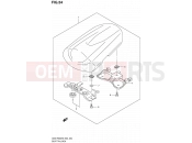 SUZUKI GSX-R600 L0 (2010) (E02,E19,E24) 54 - SEAT TAIL BOX