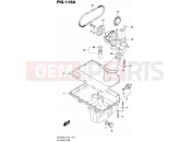 SUZUKI GSX-R600 L5 (2015) (E99) 116A - OIL PAN/OIL PUMP