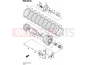SUZUKI GSX-R600 L5 (2015) (E99) 201A - CLUTCH