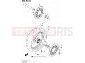 SUZUKI GSX-R600 L5 (2015) (E99) 530A - FRONT WHEEL