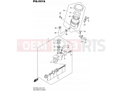 SUZUKI GSX-R600 L5 (2015) (E99) 537A - FRONT MASTER CYLINDER