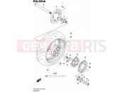 SUZUKI GSX-R600 L5 (2015) (E99) 550A - REAR WHEEL