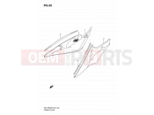 SUZUKI GSX-R600U3 K7 (2007) 39 - FRAME COVER
