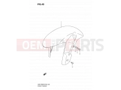 SUZUKI GSX-R600U3 K7 (2007) 40 - FRONT FENDER