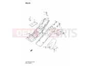 SUZUKI GSX-R600U3 K7 (2007) 43 - REAR FENDER