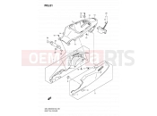 SUZUKI GSX-R600U3 K7 (2007) 51 - SEAT TAIL COVER