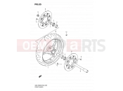SUZUKI GSX-R600U3 K7 (2007) 55 - FRONT WHEEL