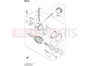 SUZUKI GSX-R600U3 K8 (2008) 24 - STARTING MOTOR