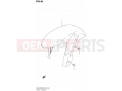 SUZUKI GSX-R600U3 K8 (2008) 42 - FRONT FENDER