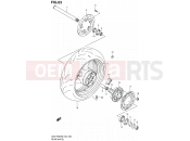 SUZUKI GSX-R600U3 K8 (2008) 63 - REAR WHEEL