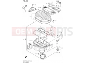 SUZUKI GSX-R600UF L1 (2011) (E21) 13 - AIR CLEANER