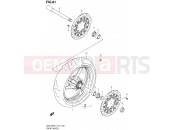 SUZUKI GSX-R600UF L1 (2011) (E21) 81 - FRONT WHEEL
