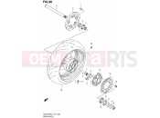 SUZUKI GSX-R600UF L1 (2011) (E21) 90 - REAR WHEEL