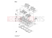 SUZUKI GSX-R750UF L0 (2010) 3 - CYLINDER HEAD