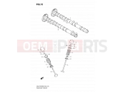 SUZUKI GSX-R750UF L0 (2010) 10 - CAM SHAFT - VALVE