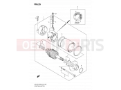 SUZUKI GSX-R750UF L0 (2010) 25 - STARTING MOTOR