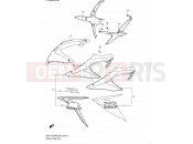SUZUKI GSX-R750UF L0 (2010) 51B - SIDE COWLING (MODEL L0)