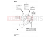 SUZUKI GSX-R750UF L0 (2010) 53 - LABEL