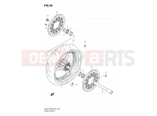 SUZUKI GSX-R750UF L0 (2010) 58 - FRONT WHEEL