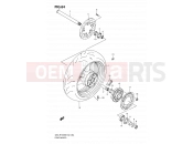 SUZUKI GSX-R750UF L0 (2010) 64 - REAR WHEEL