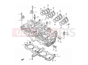 SUZUKI GSX1100F K (1989) (E03,E28,E33) 2 - CYLINDER HEAD