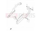 SUZUKI GSX1100F K (1989) (E03,E28,E33) 36 - PILLION RIDER HANDLE