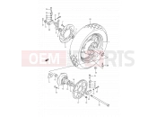 SUZUKI GSX1100F K (1989) (E03,E28,E33) 53 - REAR WHEEL