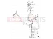 SUZUKI GSX1100F K (1989) (E03,E28,E33) 55 - REAR MASTER CYLINDER