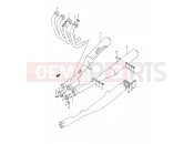 SUZUKI GSX1100F L (1990) (E03,E28,E33) 14 - MUFFLER