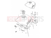 SUZUKI GSX1100F L (1990) (E03,E28,E33) 32A - FUEL TANK (MODEL L/M)