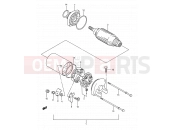 SUZUKI GSX1100F L (1990) (E03,E28,E33) 19 - STARTING MOTOR