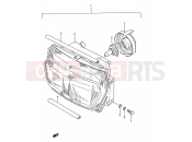 SUZUKI GSX1100F L (1990) (E03,E28,E33) 25 - HEADLAMP