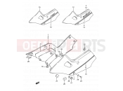SUZUKI GSX1100F L (1990) (E03,E28,E33) 37 - FRAME COVER (MODEL J/K/L)