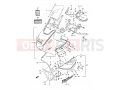 SUZUKI GSX1100F L (1990) (E03,E28,E33) 56B - COWLING (MODEL L)