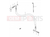 SUZUKI GSX1100F L (1990) (E03,E28,E33) 48 - CLUTCH HOSE