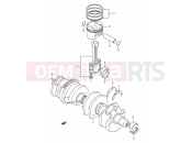 SUZUKI GSX1100F P (1993) (E03,E28,E33) 8 - CRANKSHAFT
