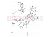 SUZUKI GSX1100F P (1993) (E03,E28,E33) 32B - FUEL TANK (MODEL N/P)