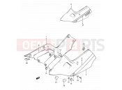 SUZUKI GSX1100F P (1993) (E03,E28,E33) 37A - FRAME COVER (MODEL M/N/P)