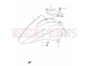SUZUKI GSX1100F P (1993) (E03,E28,E33) 40 - FRONT FENDER
