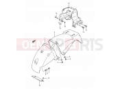 SUZUKI GSX1100F P (1993) (E03,E28,E33) 52 - REAR FENDER
