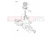 SUZUKI GSX1100F M (1991) (E02) 8 - CRANKSHAFT